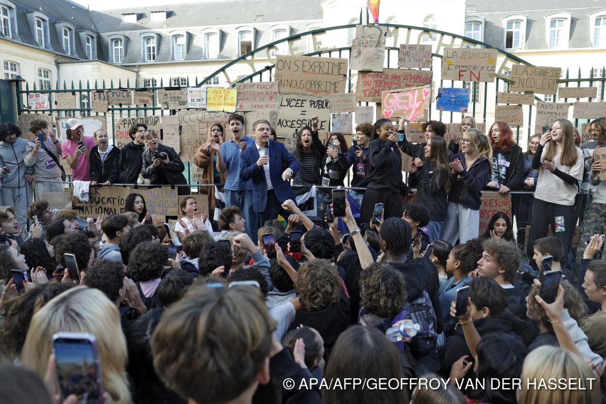Neue Proteste von Schülern in Frankreich