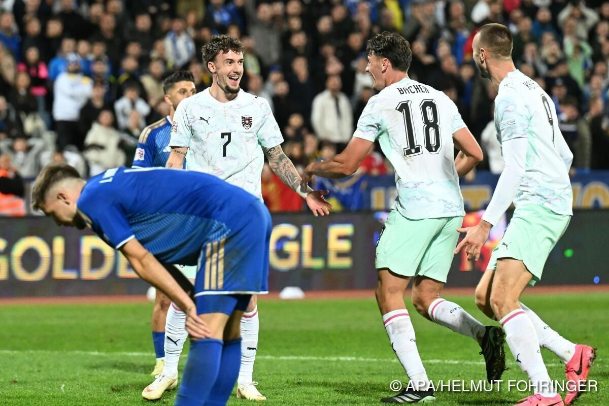 Österreichisches Fußball-Team spielt gegen Kosovo 1:1