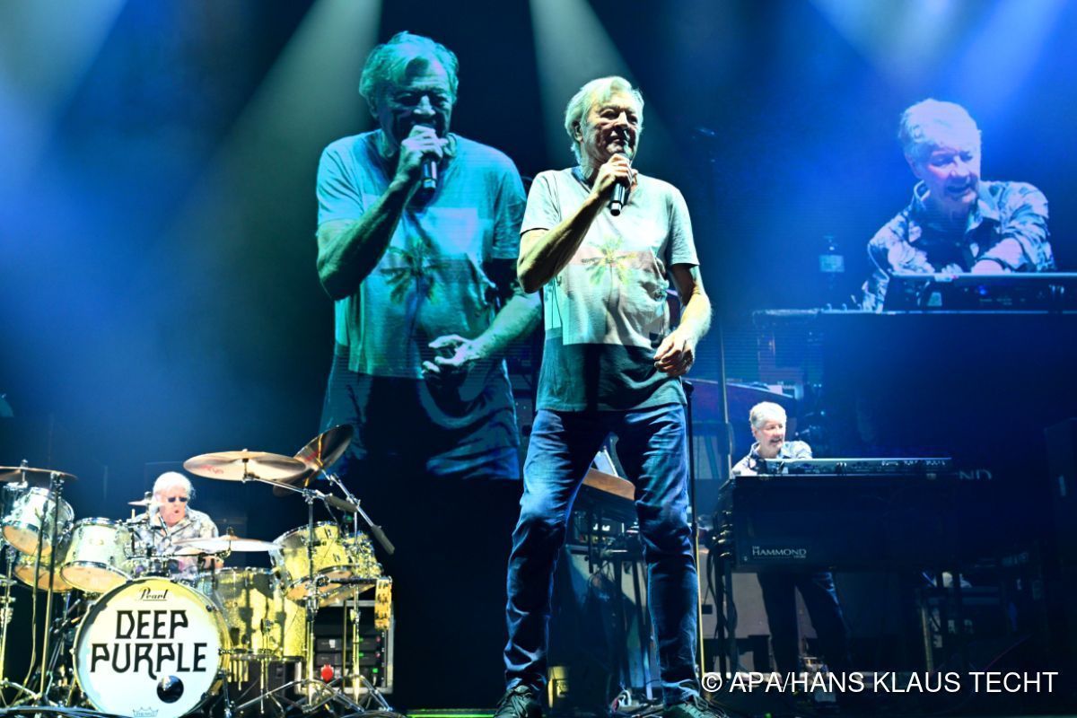 Britische Rock-Band Deep Purple spielte in der Wiener Stadthalle