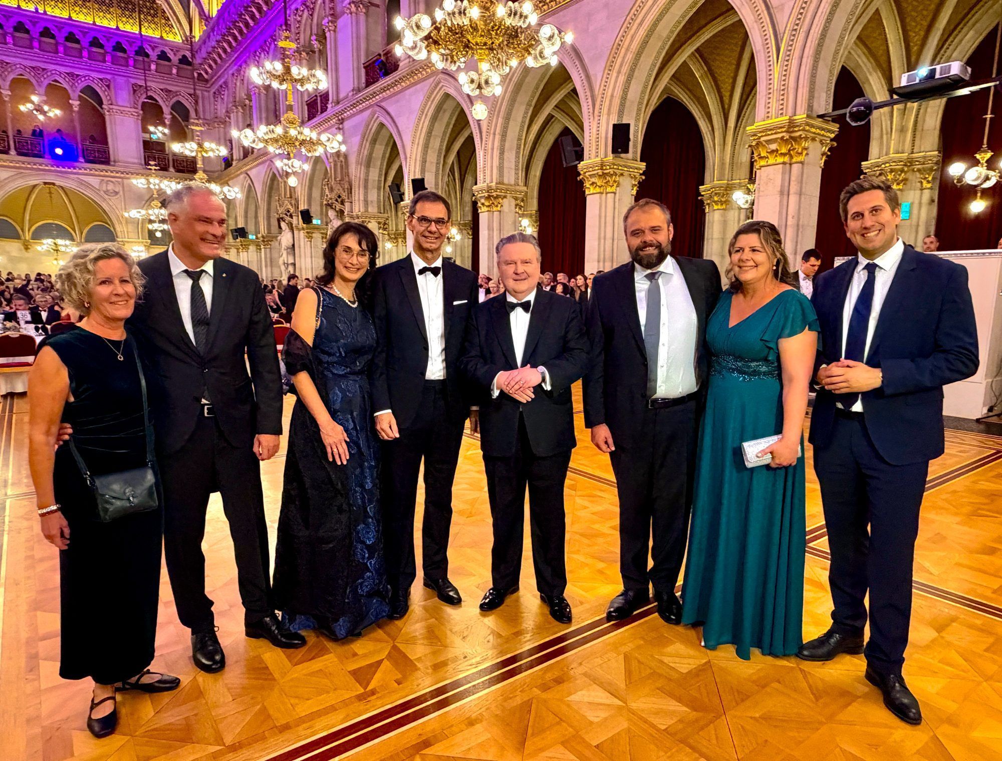 Beate und Mario Leiter, Sonja und Markus Wallner,Michael Ludwig, Markus und Beate Fäßler und Alexander Pröll