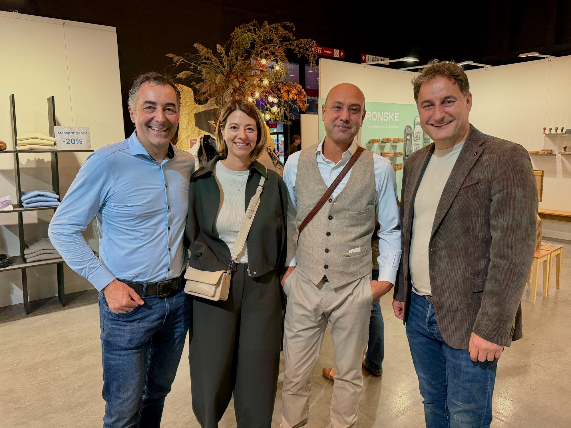 Vom Genießerfach. Thomas und Norma Schwarz, Oliver Bertsch und Thomas Pachole.