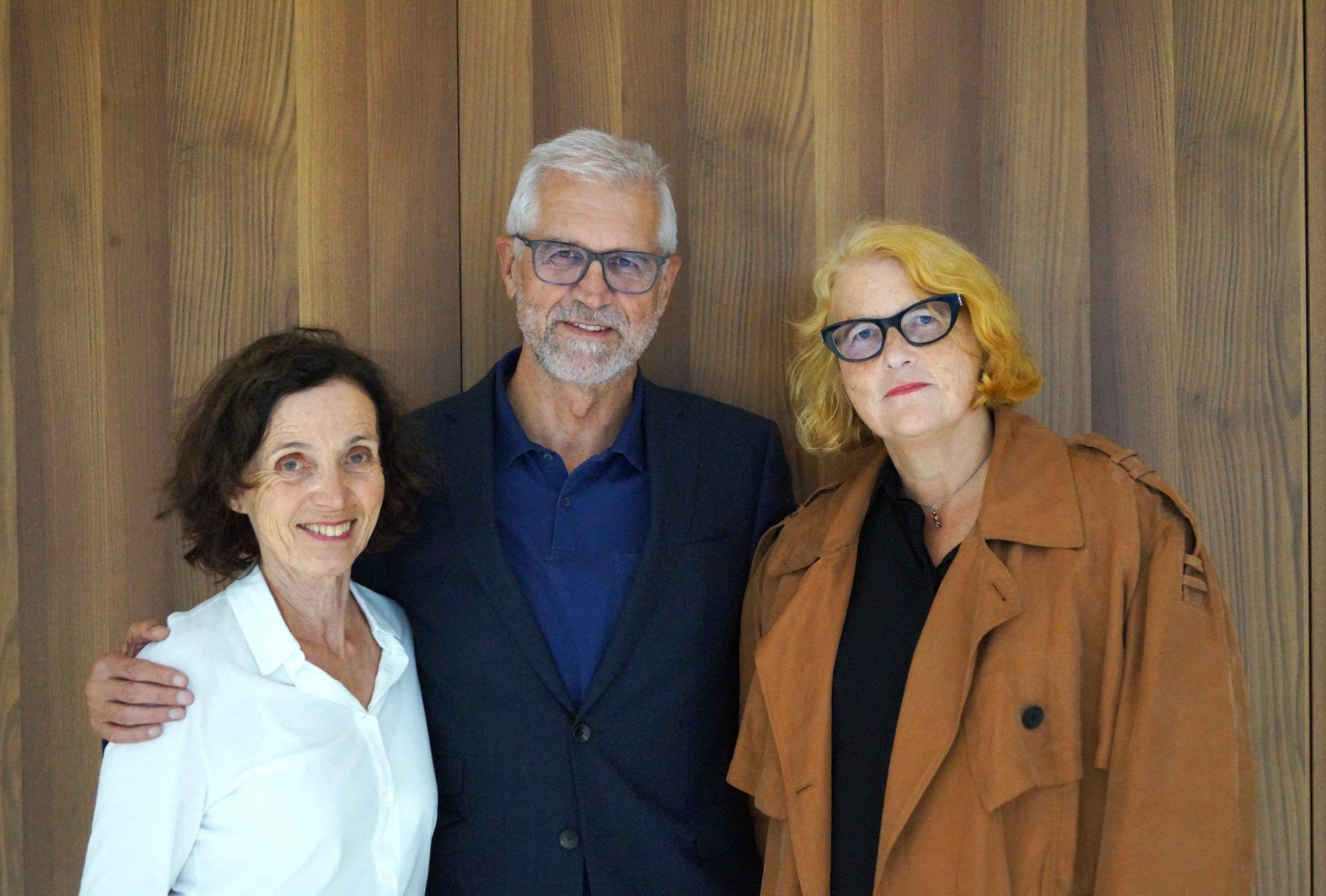 Historiker Harald Walser mit Ehefrau Barbara und Stefanie Grävea