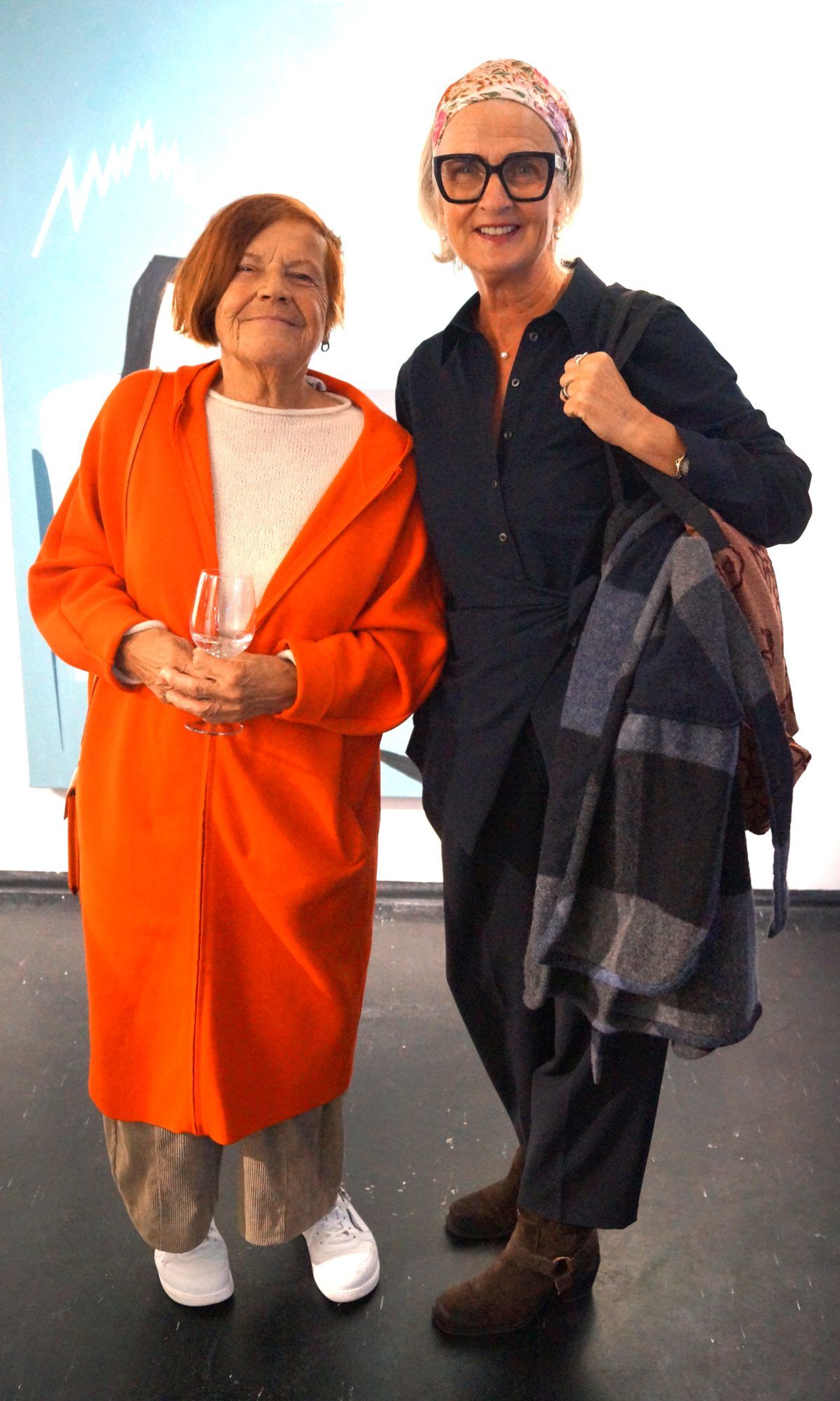 Margret Broger kam mit Birgit Allmaier