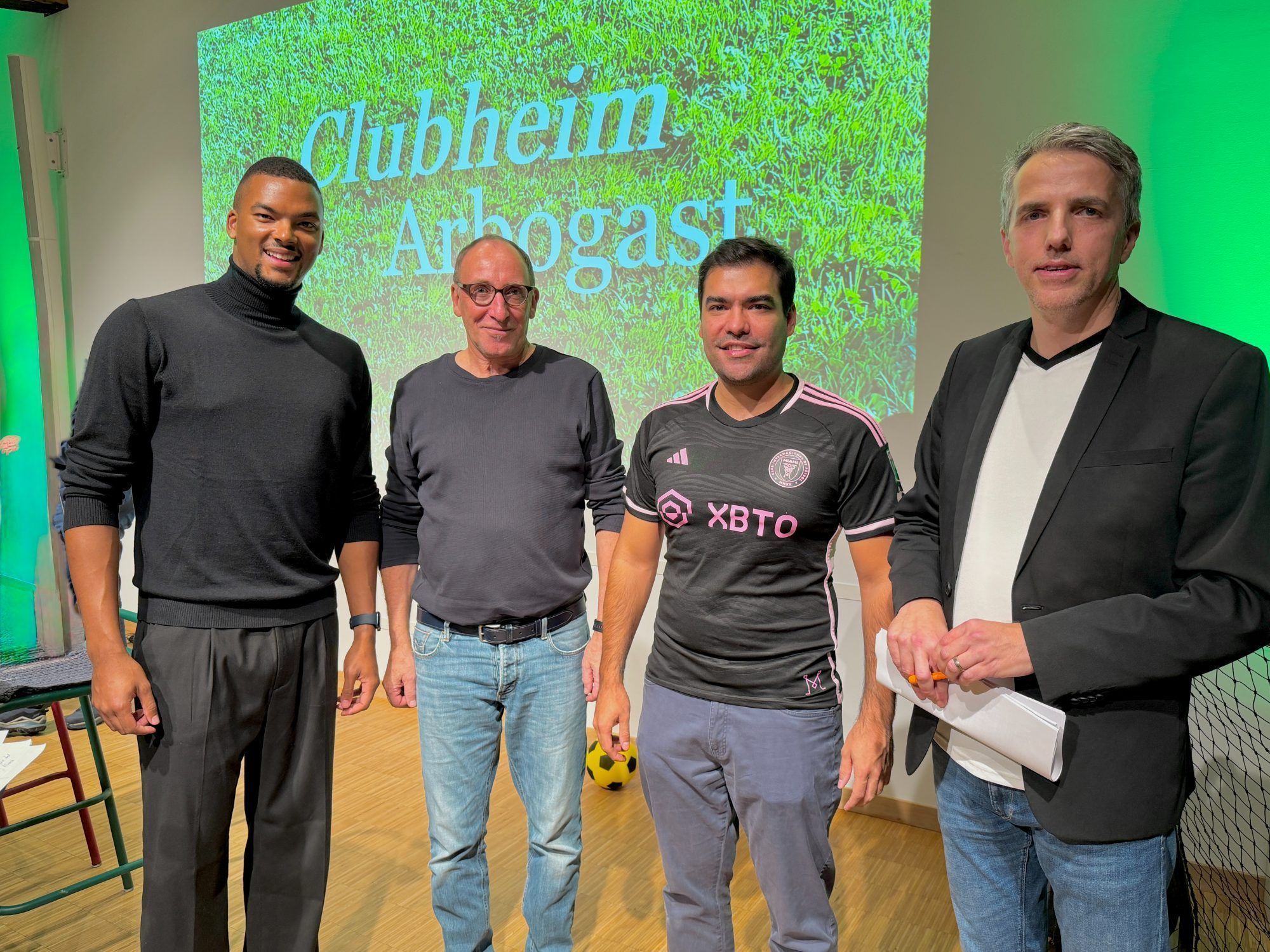 Pierce Lange,Johannes Rauch, P.Delfor Nerenberg und Daniel Mutschlechner.