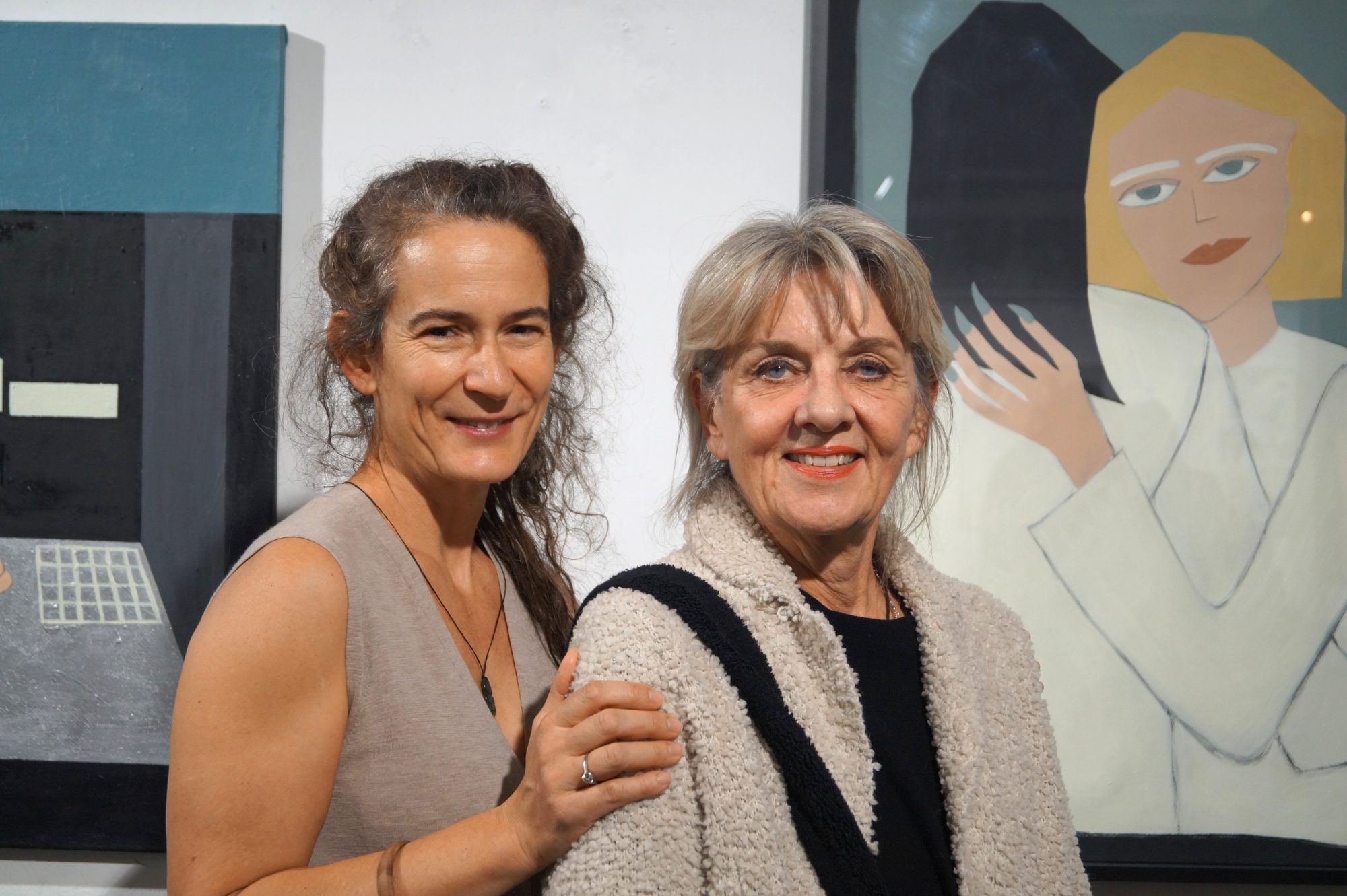 Die Künstlerinnen Amrei Wittwer und Edith Hofer