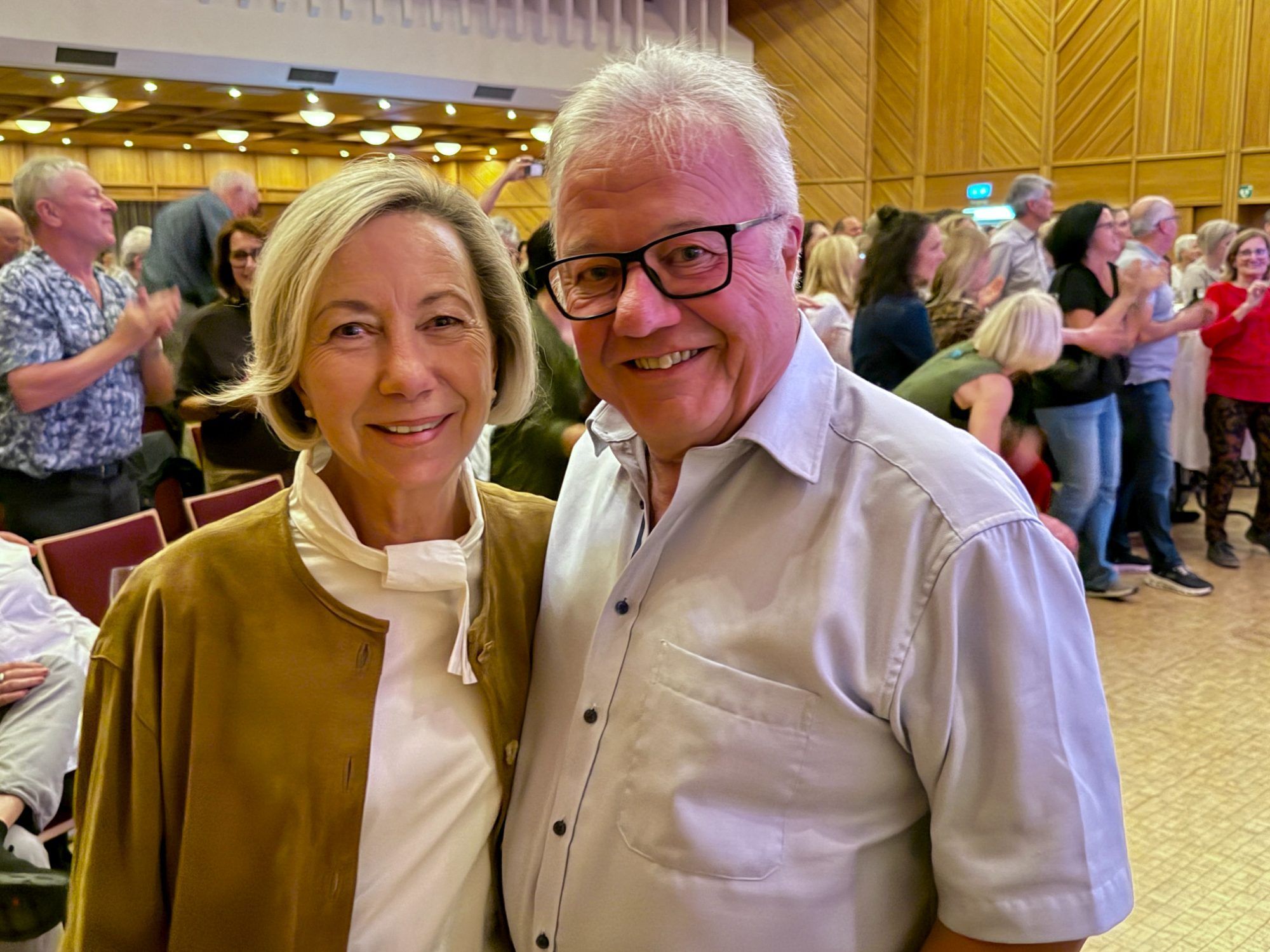 Olga Putin und Günter Tschenett