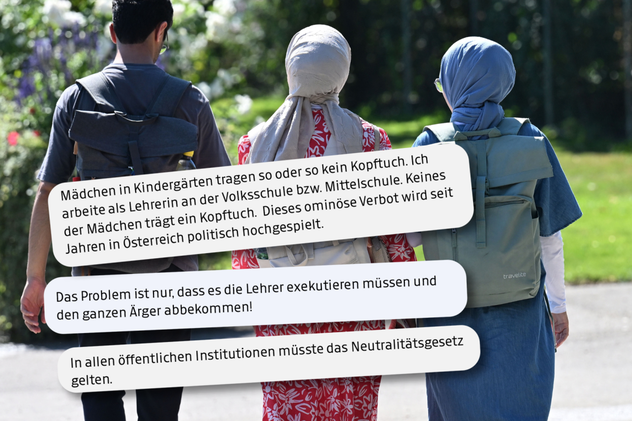 Klare Mehrheit, unterschiedliche Gründe: So diskutieren Leser das Kopftuchverbot