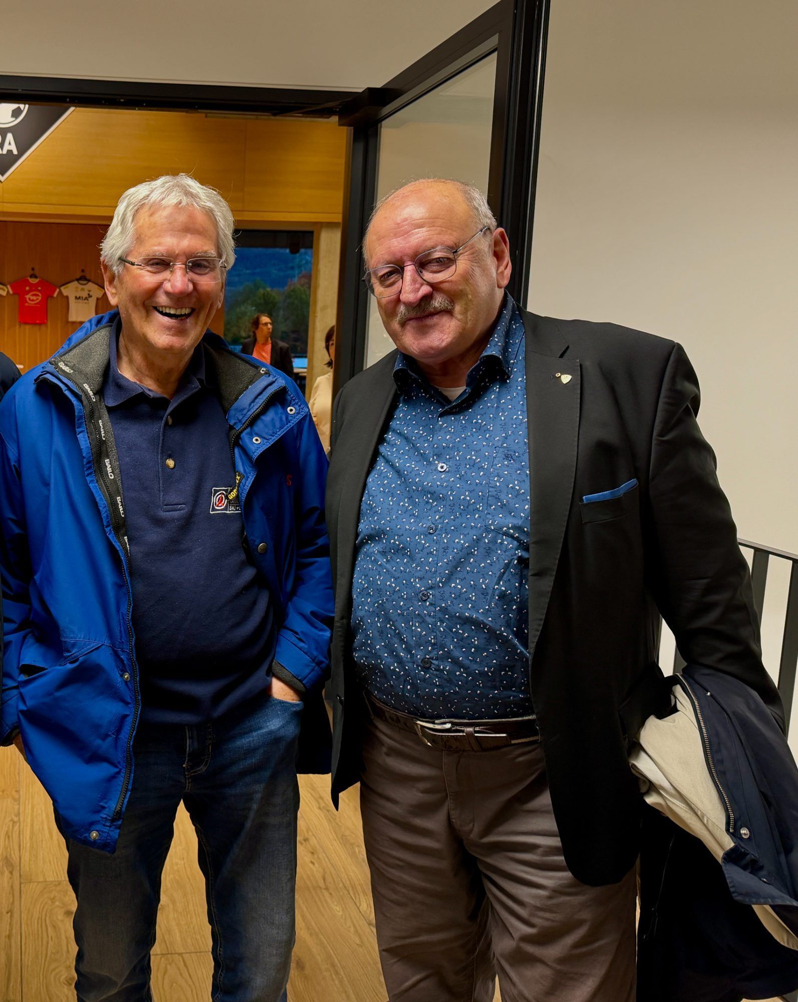 Hubert Gorbach mit seinem Prof.Norbert Breuß.