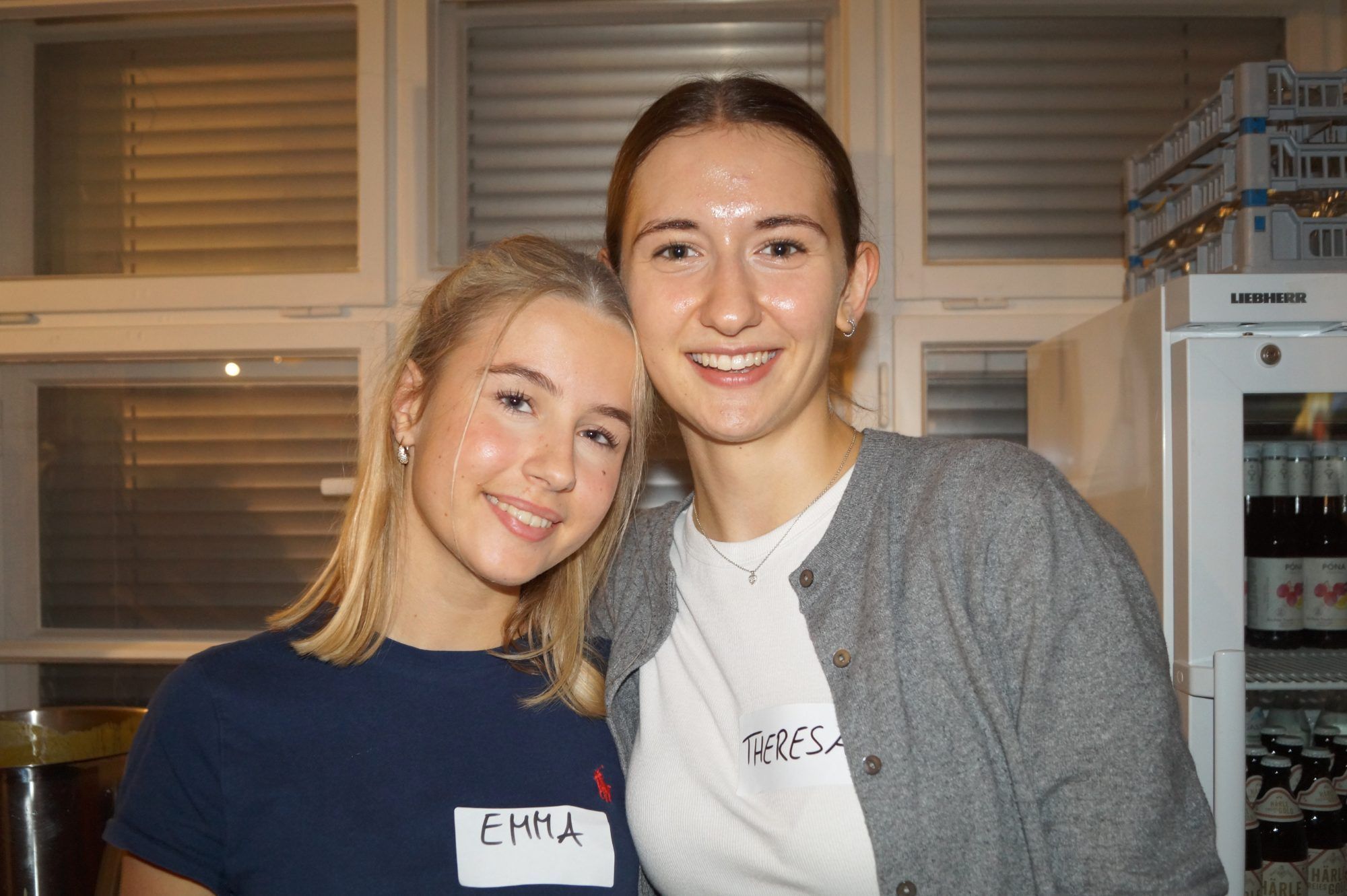 Emma Berktold und Theresa Mäser waren auch unter den Besuchern