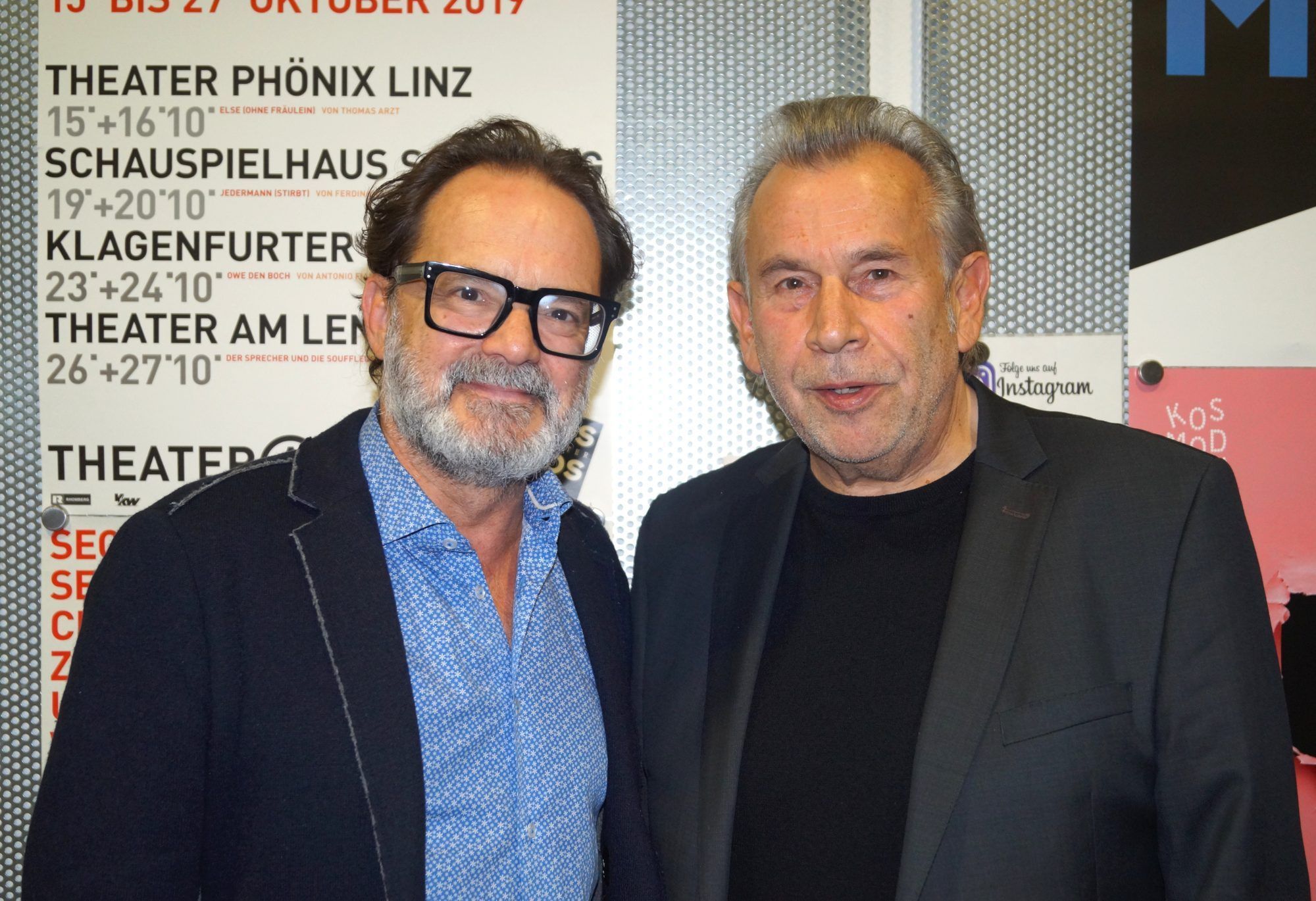 Theaterallianz-Sprecher Alexander Gratzer und Hubert Dragaschnig