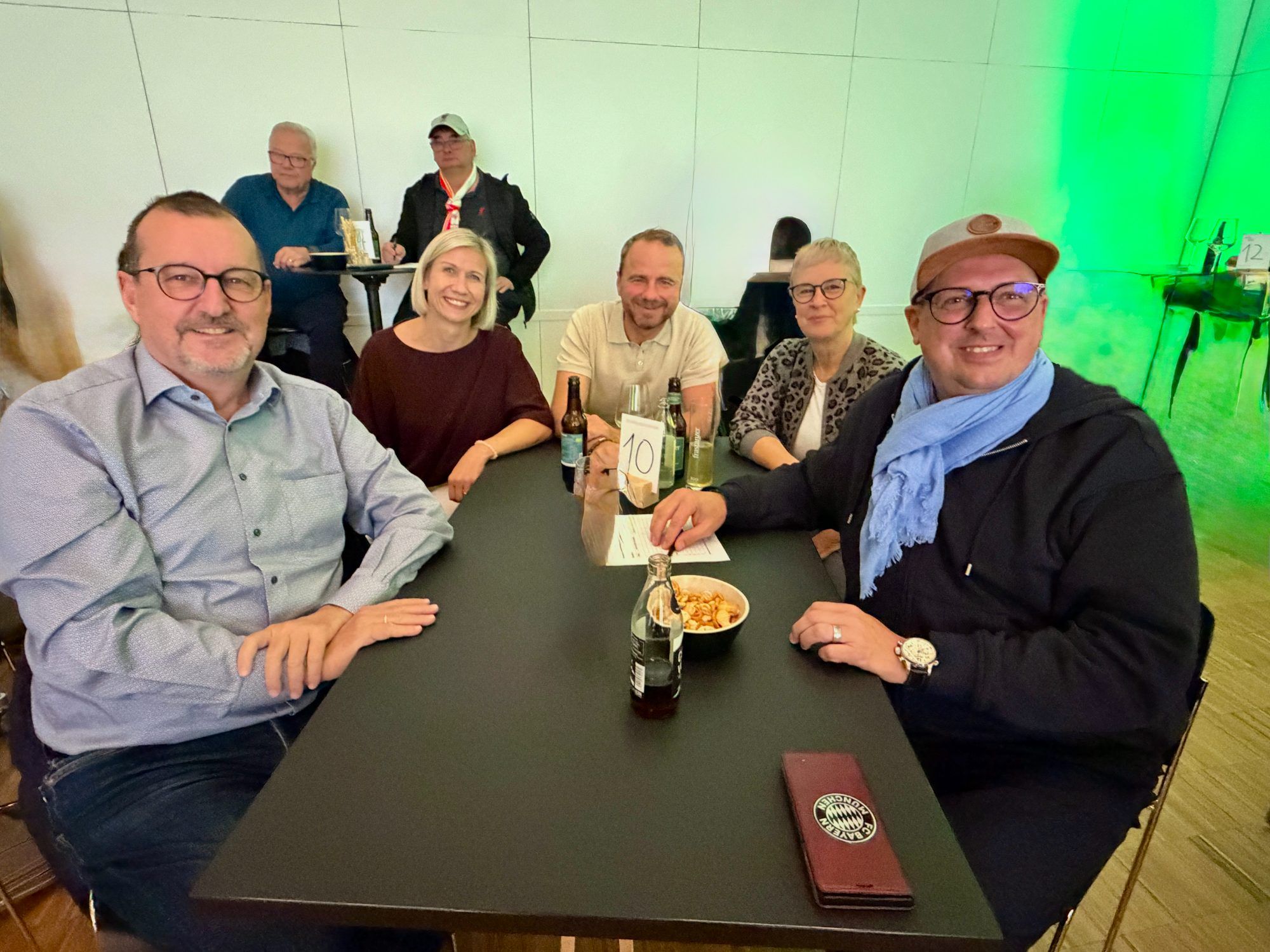 Begeisterte Fans. Burkhard Dünser,Simone und Marc Brugger,Silvia Seidl und Didi Eisenhoferer.