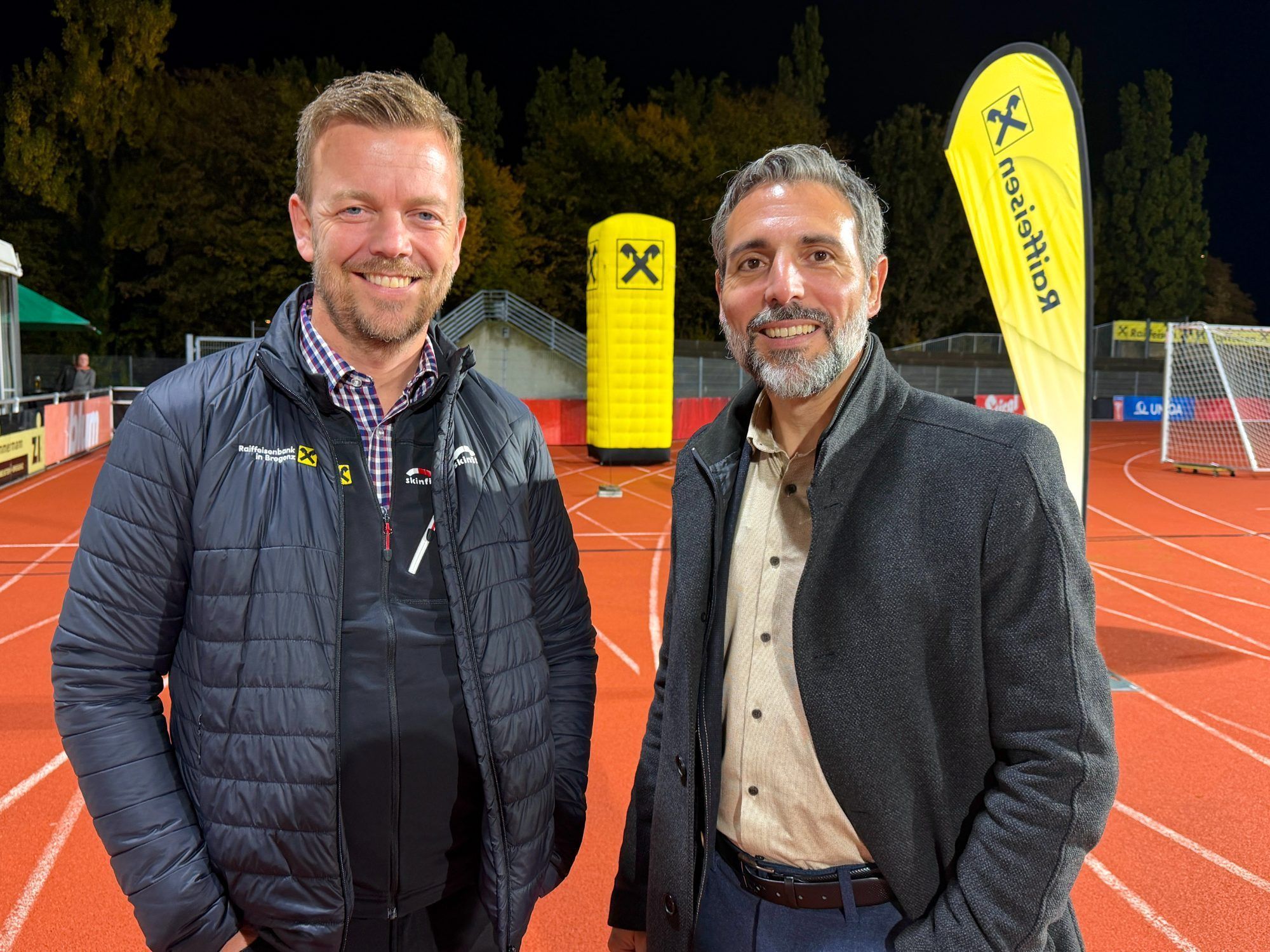Auch dabei Christoph Schmidinger und Rene Pfeifer.